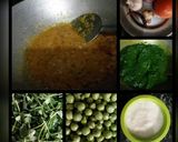 A picture of step 1 of Greenpeas &maithi malai ki veg.