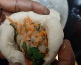 A picture of step 3 of Stuffed Kulcha Naan Roti (No yeast No oven).