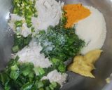 A picture of step 3 of Methi kofta in kadhi.
