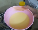 A picture of step 2 of Fruit custard.
