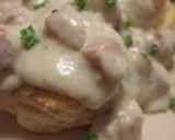 A picture of step 8 of Sausage Gravy.