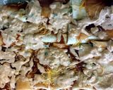 A picture of step 5 of Chicken enchiladas.