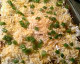 A picture of step 4 of mexican manicotti.