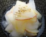 A picture of step 6 of Sweet and Sour Apple and Daikon Radish Namasu.