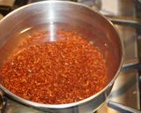 A picture of step 1 of Brown Red Jasmine Rice with Stir-Fried Vegetables.