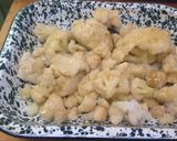 A picture of step 1 of Roasted Cauliflower Soup.
