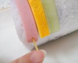 A picture of step 14 of Flower Sushi Roll for Hina Matsuri or Mother's Day.