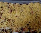 A picture of step 6 of Chicken Fajita Enchiladas.