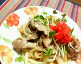 A picture of step 3 of Hearty & Quick Fried Udon with Ginger Pork.