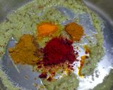 A picture of step 6 of Bafla Baati and Daal with Spinach.
