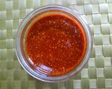 A picture of step 4 of Colorful Chilled Eggplant with Korean Spicy Sauce.