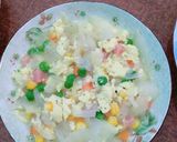 洋蔥炒三色蛋的食譜步驟4照片