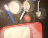 A picture of step 1 of Bread rolls🥠.