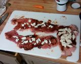 A picture of step 5 of Hippie Pork Roulades.