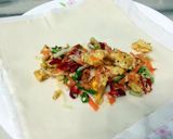 A picture of step 4 of Scrambled Egg Salad Top Parmesan Cheese.