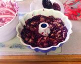 A picture of step 5 of Rollin' Blueberry mountain cake..