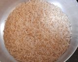 A picture of step 1 of Gatte ki Khichri.