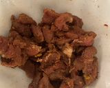 A picture of step 1 of Simple beef sauce.