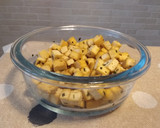 Foto del paso 3 de la receta: Coliflor con tofu, quinoa y lenteja naranja