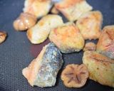 A picture of step 6 of Salmon Sautéed with Mango Fruit Brandy.