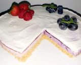 A picture of step 12 of Double berry cheesecake (raspberry+blueberry).