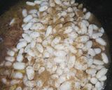 Une image de l'étape 4 de Haricots blanc sec en sauce blanche.
