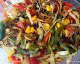A picture of step 3 of Saute vegetables.
