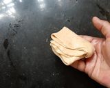 A picture of step 9 of Poori sagu and chapathi.