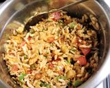 A picture of step 7 of Bhel Puri (Mumbai Street Snack).