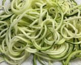 A picture of step 1 of Zucchini Noodles With Sesame Peanut Sauce.