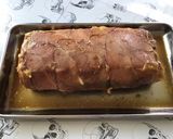 Une image de l'étape 6 de « Gâteau » salé façon cake au jambon cru légumes grillés et fromage.