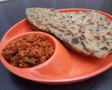 A picture of step 4 of Mint Paratha.