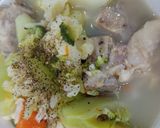 Hình bước làm 3 của món Móng giò hầm ngũ quả