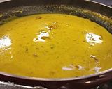 A picture of step 2 of Mattar kofte stuffed with apricot in coconut gravy.