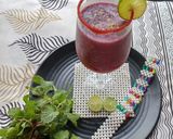 A picture of step 4 of Jamun(Blackberry)Red wine Shot.