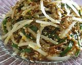 A picture of step 7 of Hijiki Seaweed, Konnyaku, and Bean Sprout Namul.
