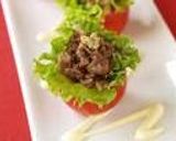 A picture of step 4 of Easy and Elegant Bite-Sized Yakiniku Tomato Cups.