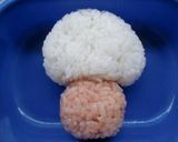 A picture of step 3 of Super Mario Toad (Kinopio) For Charaben (Decorative Bentos).