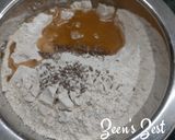 A picture of step 1 of Soya and Wheat flour Rotis.