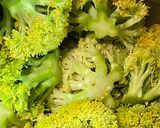 A picture of step 1 of Broccoli mozzarella casserole....my way 🥘 🥦 🧀.