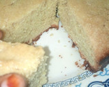 A picture of step 6 of Basbousa.