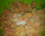 Foto del paso 3 de la receta: Puré de patatas, zanahoria y salchichas
