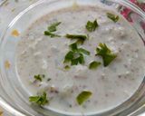 Foto del paso 1 de la receta: Salsa de queso quark, lino, pepino y Agua de Mar