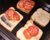 Foto del paso 2 de la receta: Sándwich de sardinas, tomate, lechuga y queso