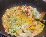A picture of step 2 of Lau Ghonto or Bottle Gourd Curry.