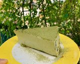 A picture of step 14 of Non-baked Matcha cheesecake (easy).