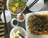 Hình bước làm 4 của món Canh sườn ngũ sắc