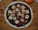 A picture of step 6 of Chocolate Pizza.
