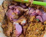 รูปขั้นตอนการทำที่ 3 ของ คั่วป่าผักขี้ขวง(สะเดาดิน)แมงลัก🌶️🧄