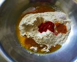 A picture of step 1 of Cluster Beans Muthia in Gravy.